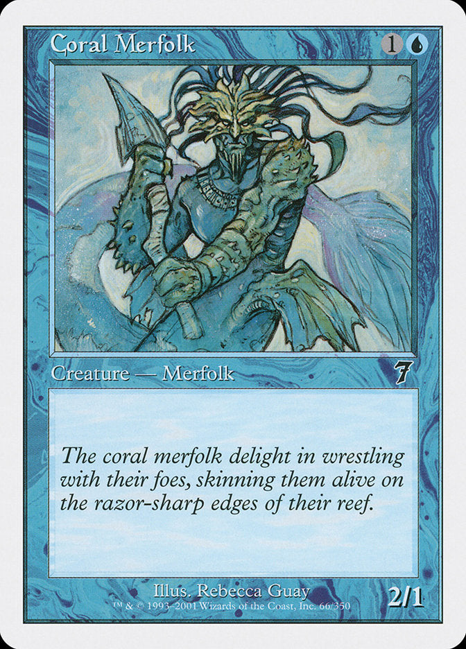 Coral Merfolk [Seventh Edition] | Game Master's Emporium (The New GME)