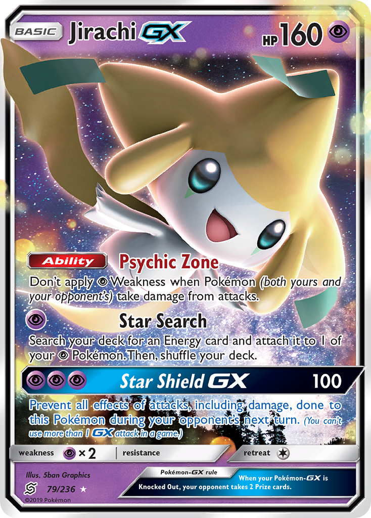Jirachi GX (79/236) [Sun & Moon: Unified Minds] | Game Master's Emporium (The New GME)