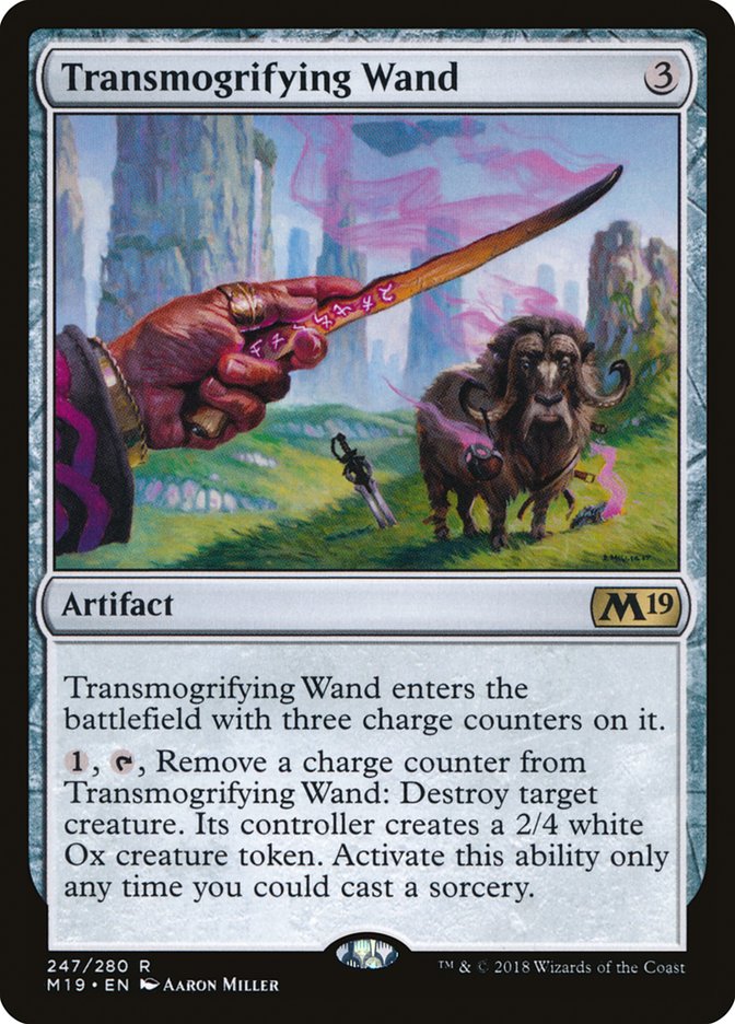 Transmogrifying Wand [Core Set 2019] | Game Master's Emporium (The New GME)
