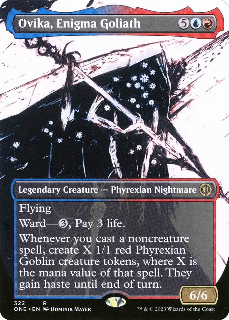 Ovika, Enigma Goliath (Borderless Ichor) [Phyrexia: All Will Be One] | Game Master's Emporium (The New GME)