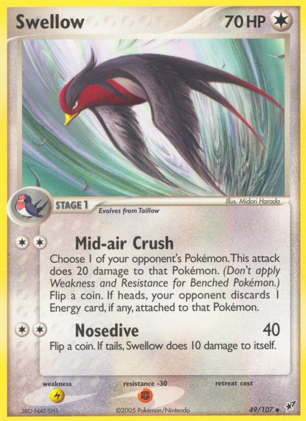 Swellow (49/107) [EX: Deoxys] | Game Master's Emporium (The New GME)