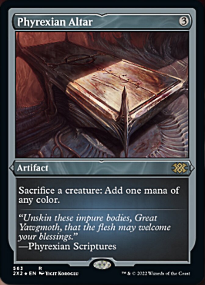 Phyrexian Altar (Foil Etched) [Double Masters 2022] | Game Master's Emporium (The New GME)