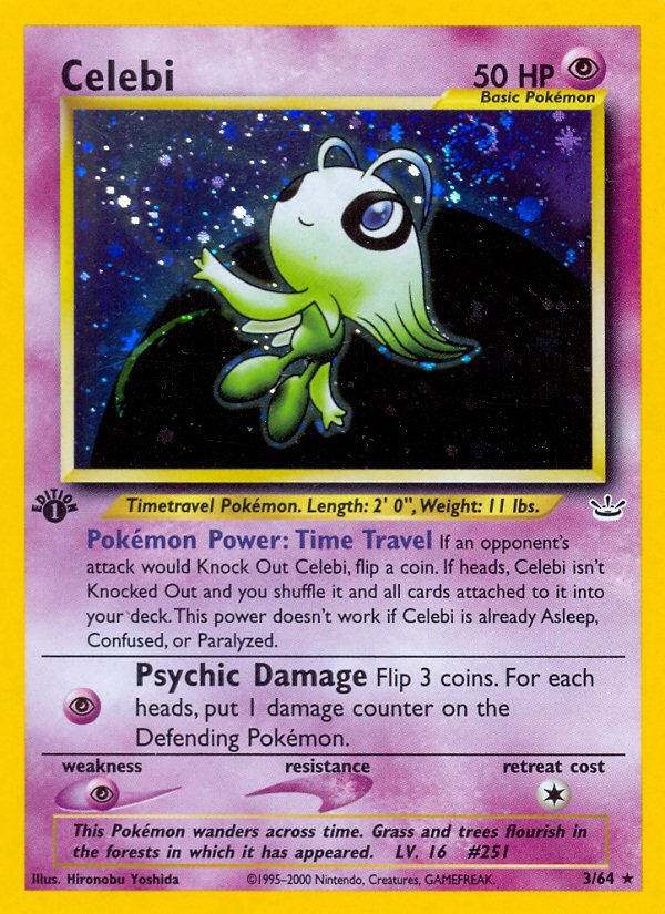 Celebi (3/64) [Neo Revelation 1st Edition] | Game Master's Emporium (The New GME)