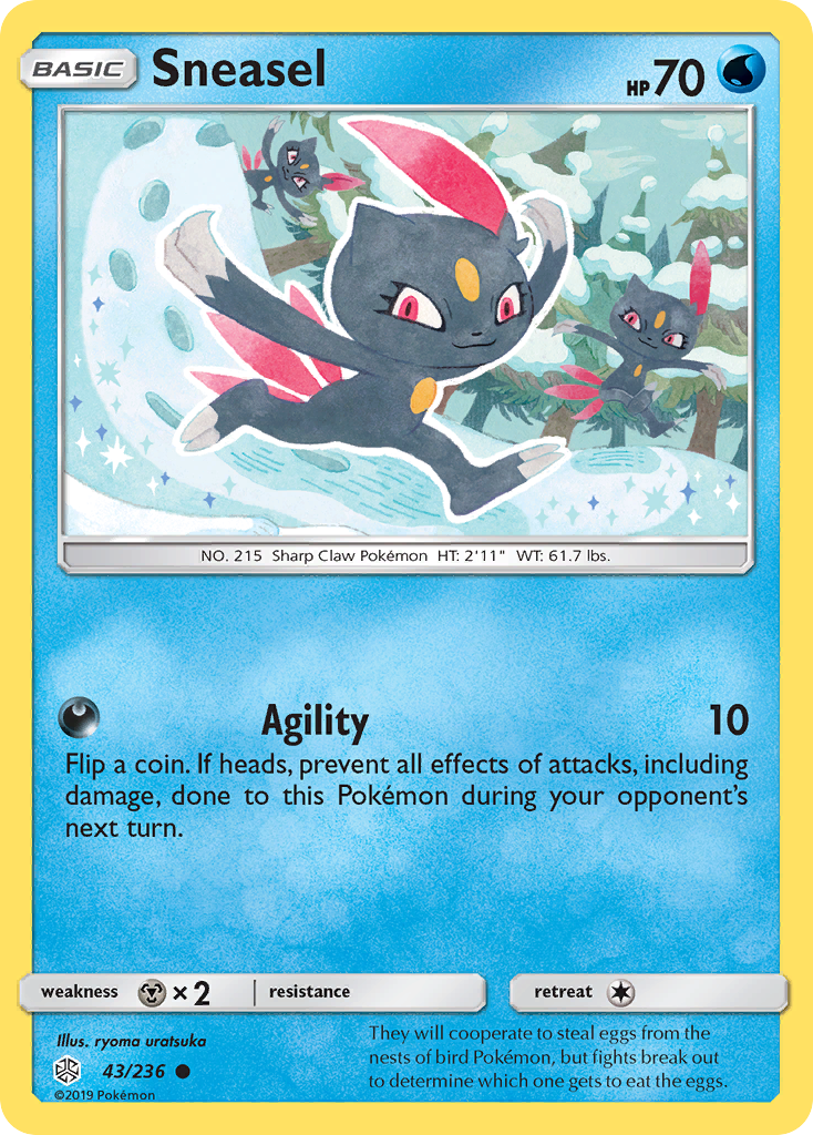 Sneasel (43/236) [Sun & Moon: Cosmic Eclipse] | Game Master's Emporium (The New GME)