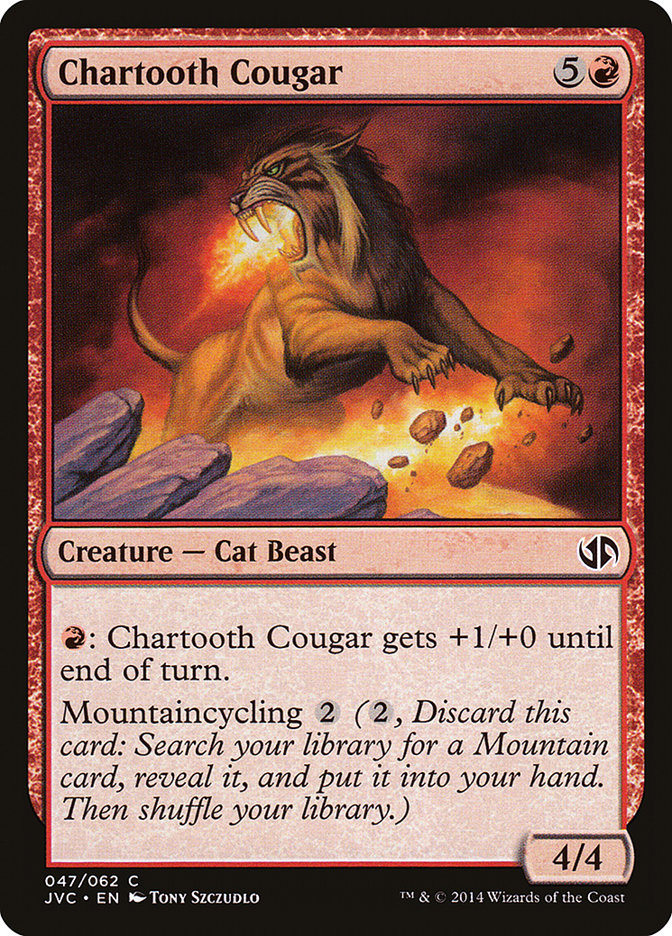 Chartooth Cougar [Duel Decks Anthology] | Game Master's Emporium (The New GME)