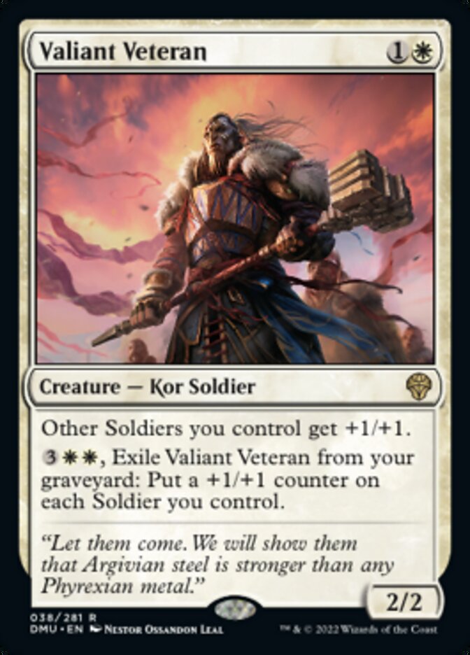 Valiant Veteran [Dominaria United] | Game Master's Emporium (The New GME)