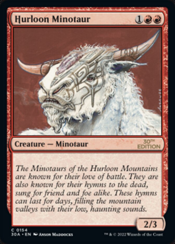 Hurloon Minotaur [30th Anniversary Edition] | Game Master's Emporium (The New GME)