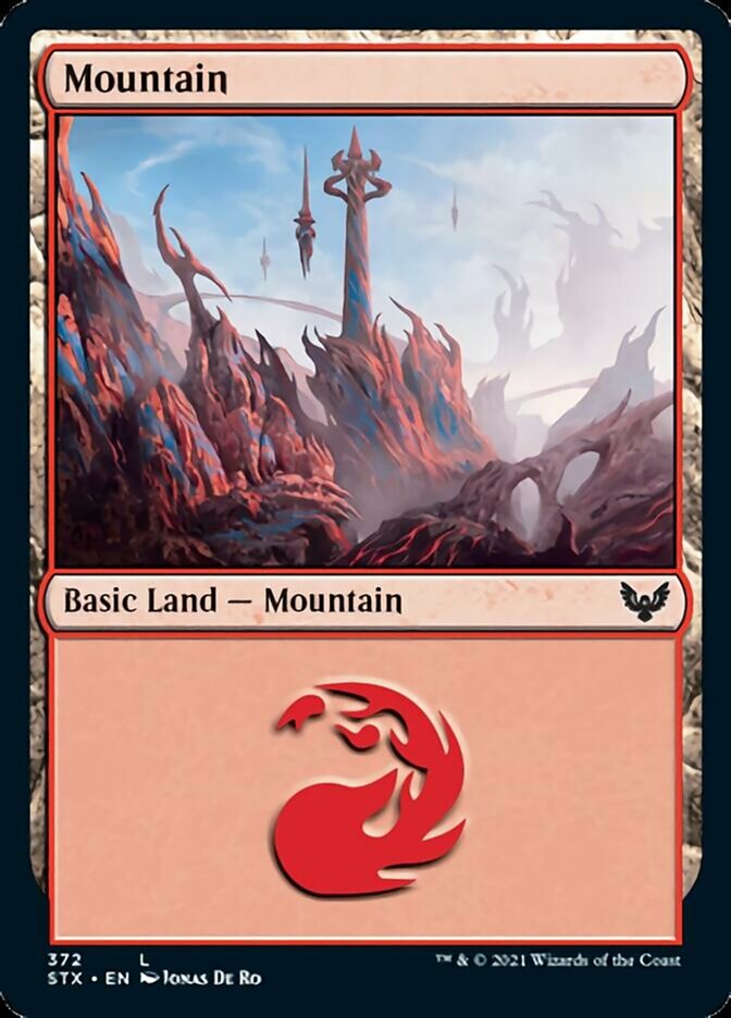 Mountain (372) [Strixhaven: School of Mages] | Game Master's Emporium (The New GME)