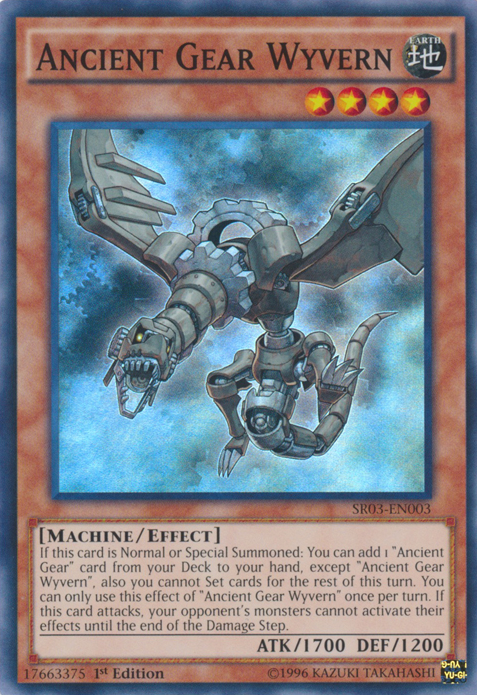 Ancient Gear Wyvern [SR03-EN003] Super Rare | Game Master's Emporium (The New GME)