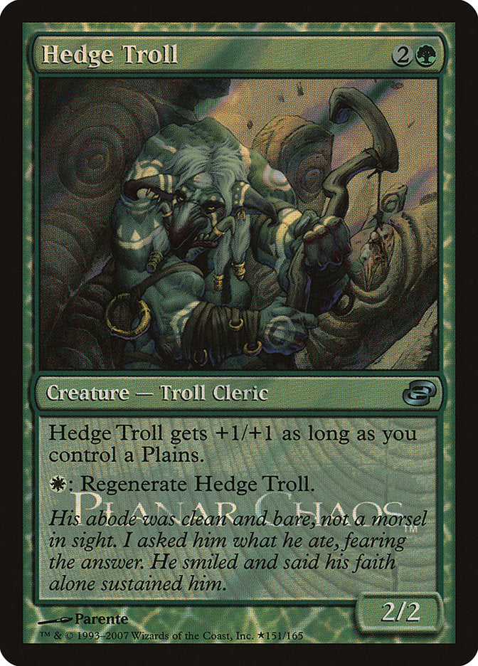 Hedge Troll [Planar Chaos Promos] | Game Master's Emporium (The New GME)