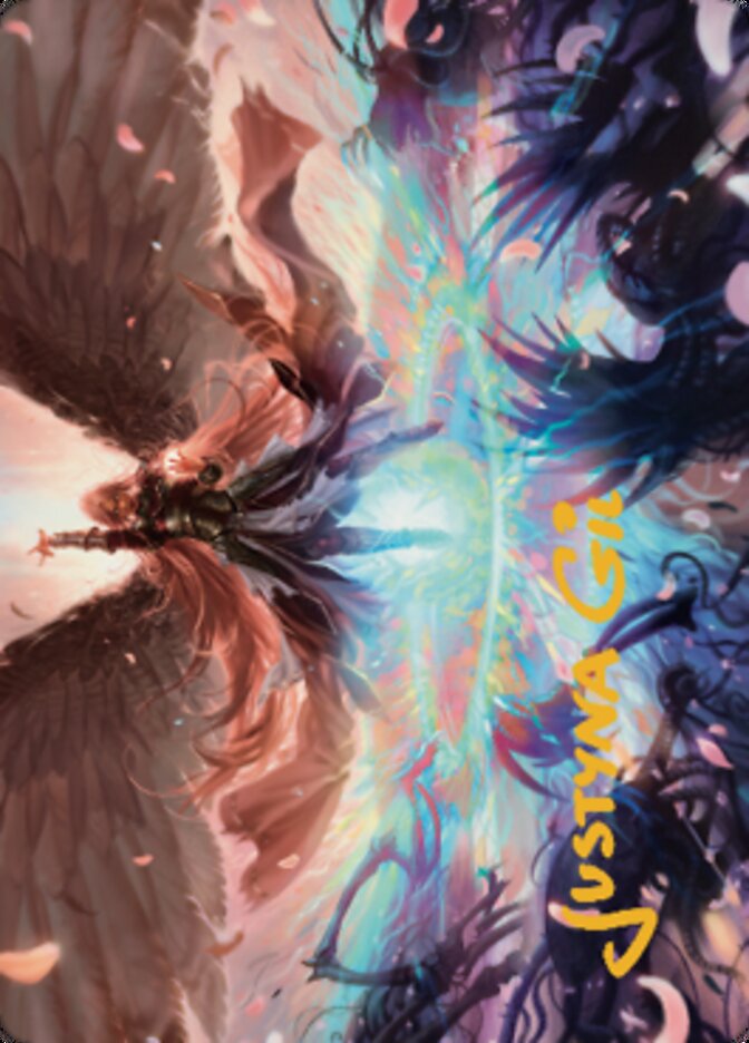 Iridian Maelstrom Art Card (Gold-Stamped Signature) [Dominaria United Art Series] | Game Master's Emporium (The New GME)