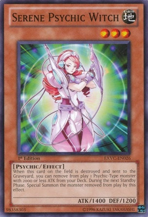 Serene Psychic Witch [EXVC-EN026] Common | Game Master's Emporium (The New GME)