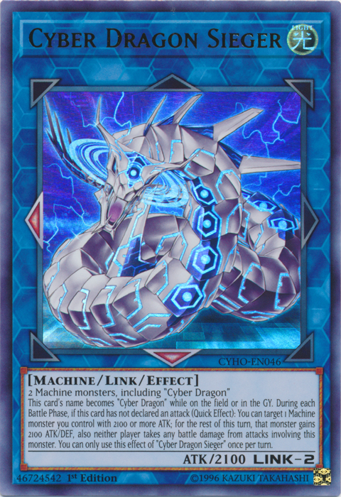 Cyber Dragon Sieger [CYHO-EN046] Ultra Rare | Game Master's Emporium (The New GME)