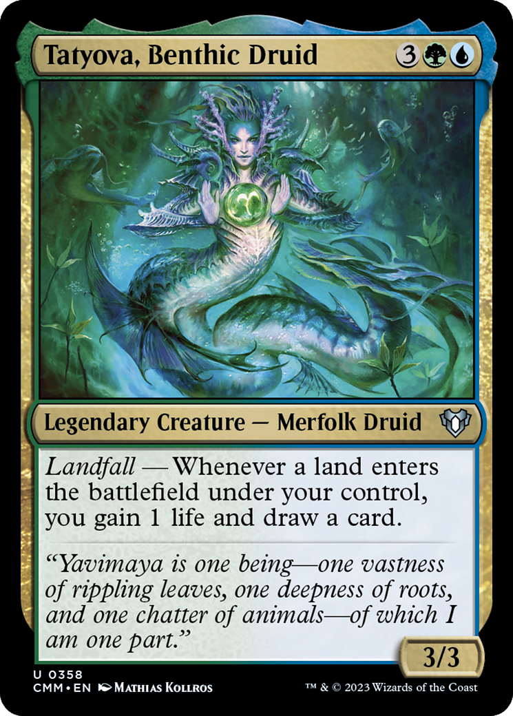 Tatyova, Benthic Druid [Commander Masters] | Game Master's Emporium (The New GME)