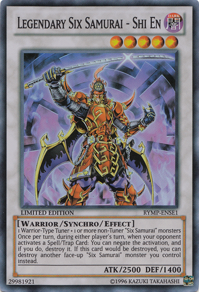 Legendary Six Samurai - Shi En [RYMP-ENSE1] Super Rare | Game Master's Emporium (The New GME)