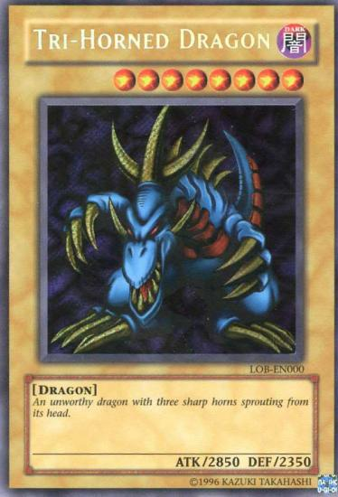 Tri-Horned Dragon [LOB-EN000] Secret Rare | Game Master's Emporium (The New GME)