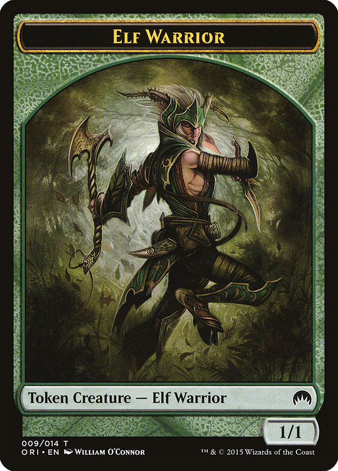Elf Warrior Token [Magic Origins Tokens] | Game Master's Emporium (The New GME)
