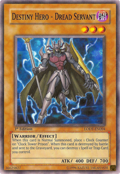 Destiny Hero - Dread Servant [LODT-EN004] Common | Game Master's Emporium (The New GME)