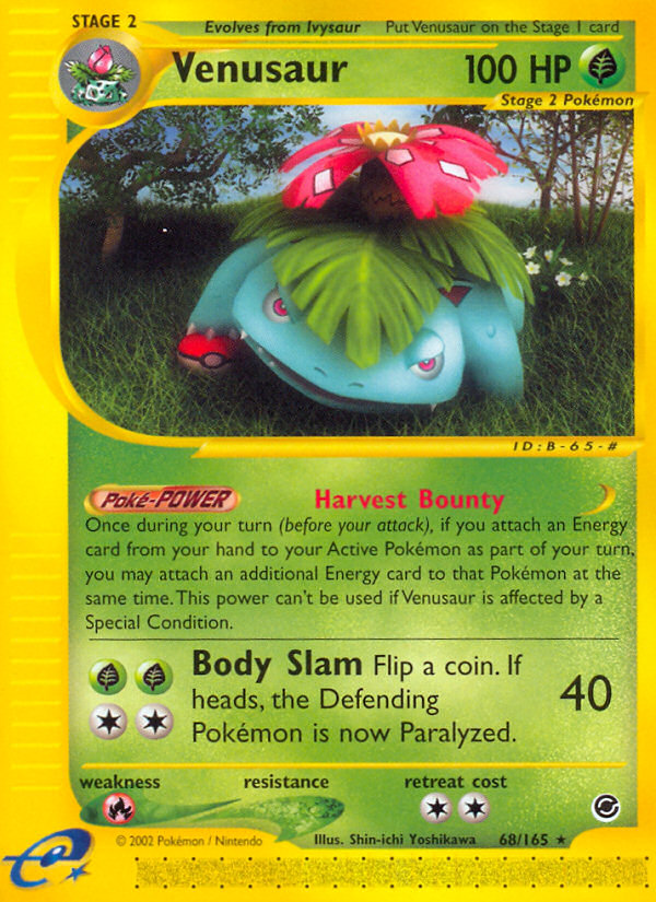 Venusaur (68/165) [Expedition: Base Set] | Game Master's Emporium (The New GME)