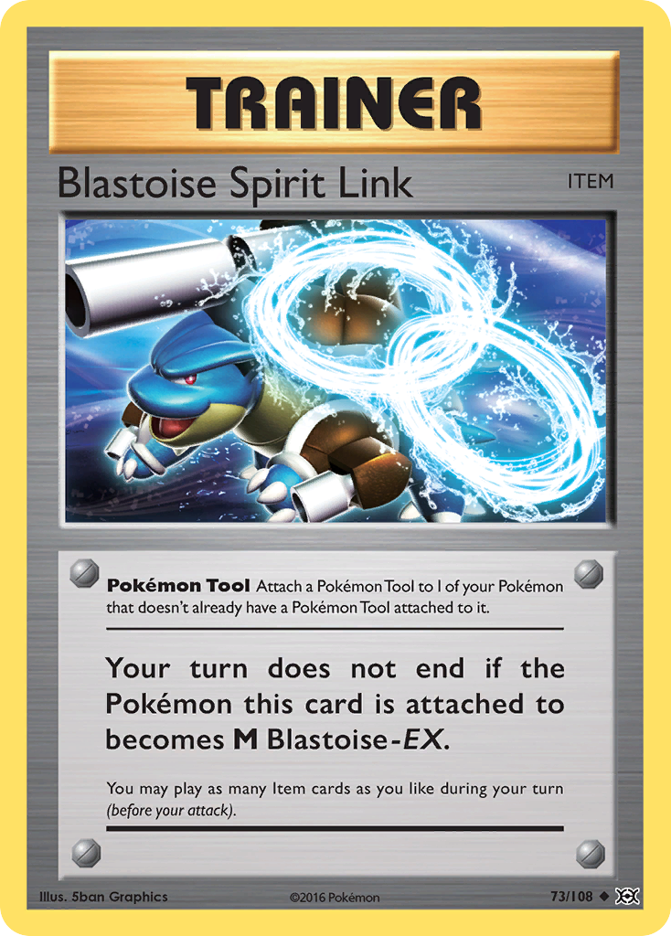 Blastoise Spirit Link (73/108) [XY: Evolutions] | Game Master's Emporium (The New GME)