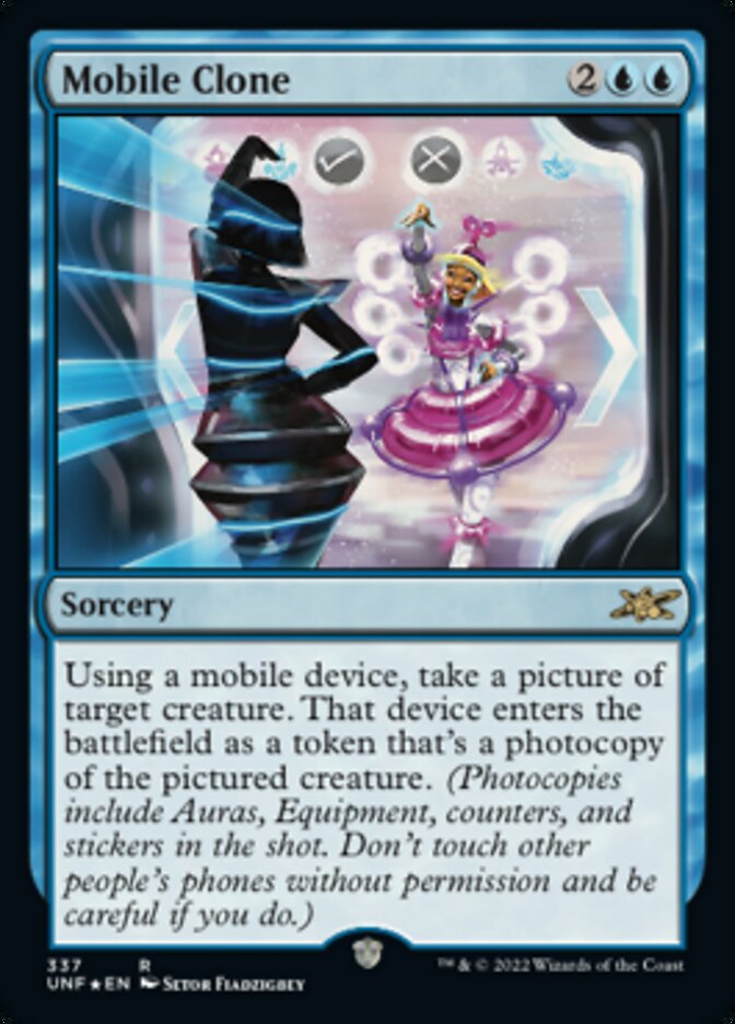 Mobile Clone (Galaxy Foil) [Unfinity] | Game Master's Emporium (The New GME)