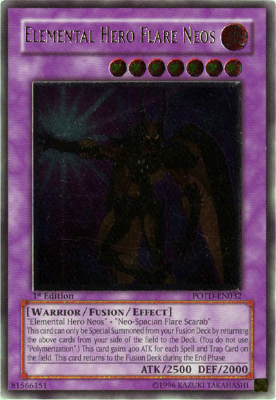 Elemental Hero Flare Neos [POTD-EN032] Ultimate Rare | Game Master's Emporium (The New GME)