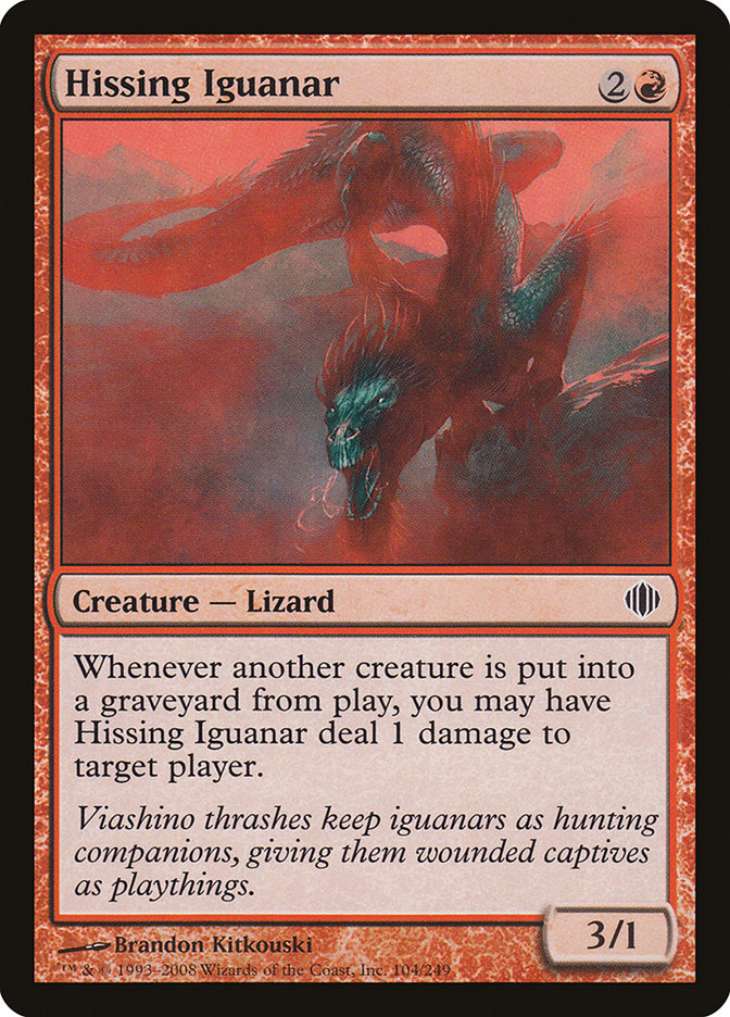 Hissing Iguanar [Shards of Alara] | Game Master's Emporium (The New GME)