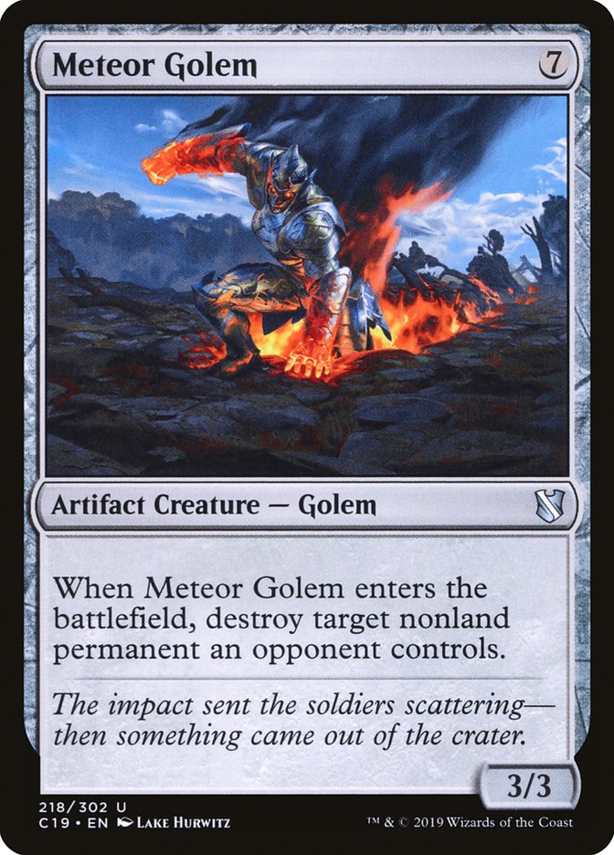 Meteor Golem [Commander 2019] | Game Master's Emporium (The New GME)