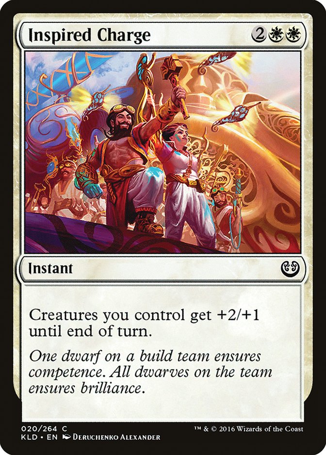 Inspired Charge [Kaladesh] | Game Master's Emporium (The New GME)