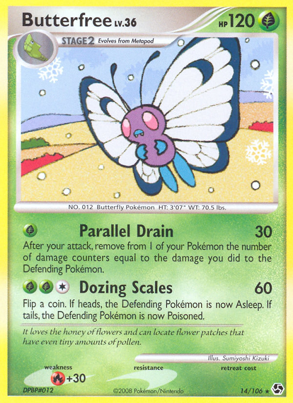 Butterfree (14/106) [Diamond & Pearl: Great Encounters] | Game Master's Emporium (The New GME)