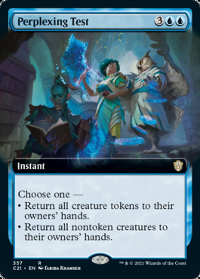 Perplexing Test (Extended Art) [Commander 2021] | Game Master's Emporium (The New GME)