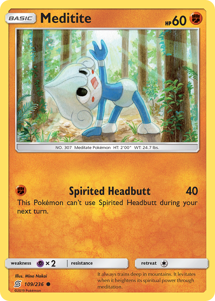 Meditite (109/236) [Sun & Moon: Unified Minds] | Game Master's Emporium (The New GME)