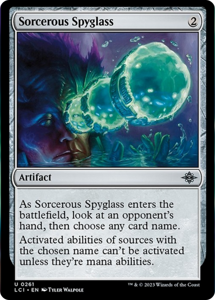 Sorcerous Spyglass [The Lost Caverns of Ixalan] | Game Master's Emporium (The New GME)