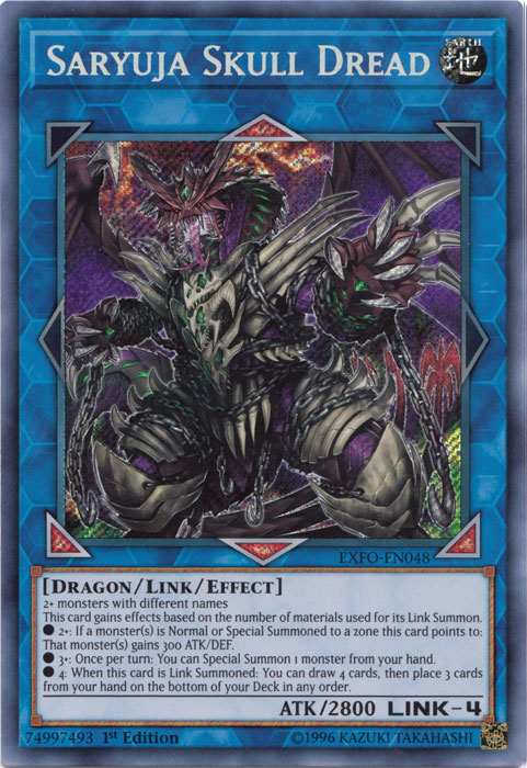 Saryuja Skull Dread [EXFO-EN048] Secret Rare | Game Master's Emporium (The New GME)