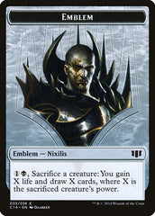 Ob Nixilis of the Black Oath Emblem // Zombie (016/036) Double-Sided Token [Commander 2014 Tokens] | Game Master's Emporium (The New GME)