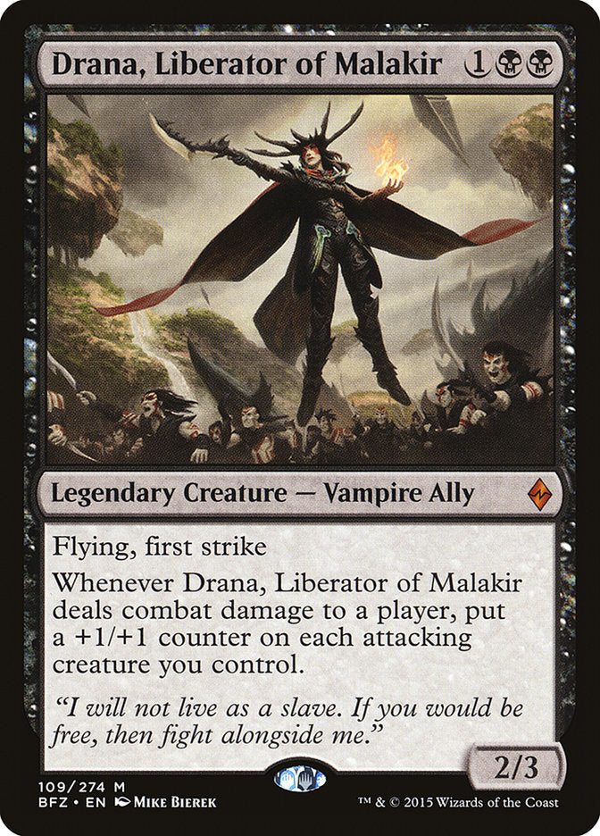 Drana, Liberator of Malakir [Battle for Zendikar] | Game Master's Emporium (The New GME)