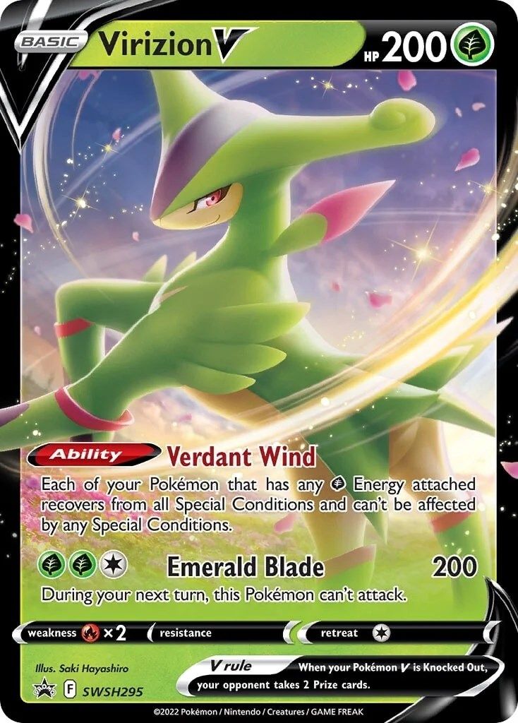 Virizion V (SWSH295) [Sword & Shield: Black Star Promos] | Game Master's Emporium (The New GME)