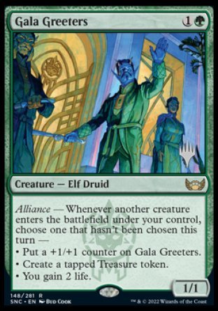 Gala Greeters (Promo Pack) [Streets of New Capenna Promos] | Game Master's Emporium (The New GME)