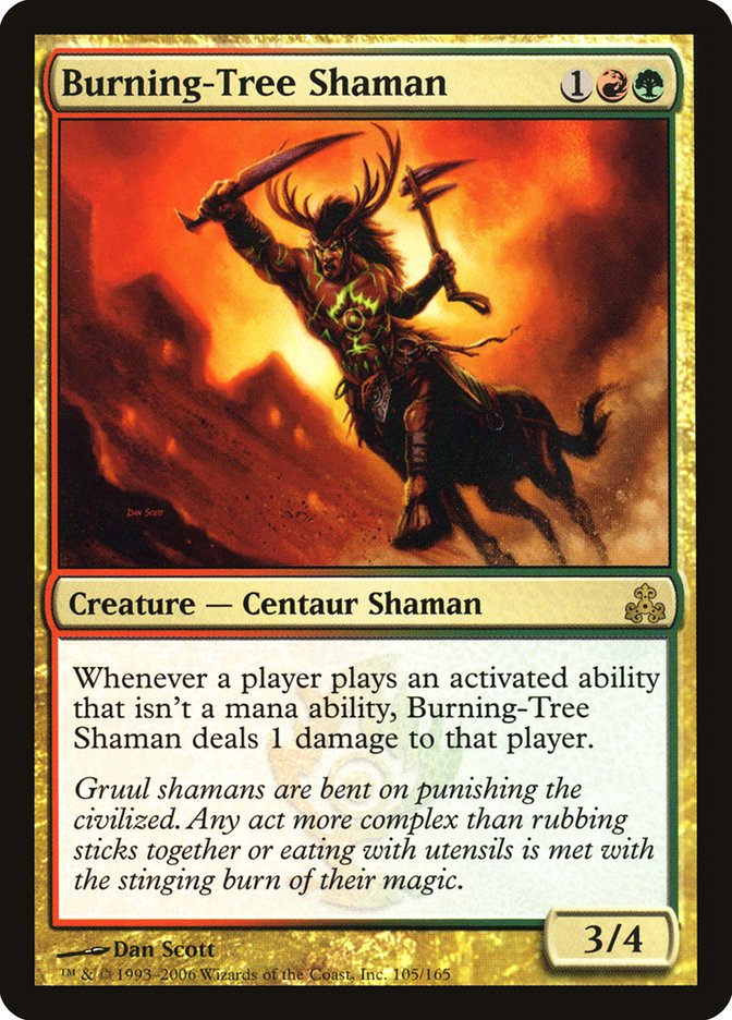 Burning-Tree Shaman [Guildpact] | Game Master's Emporium (The New GME)