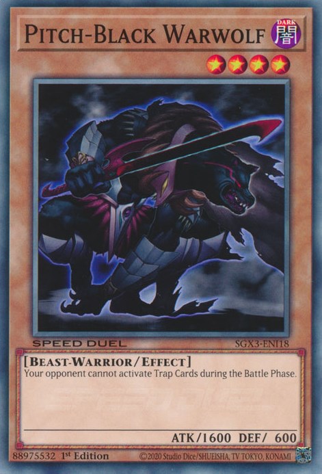 Pitch-Black Warwolf [SGX3-ENI18] Common | Game Master's Emporium (The New GME)