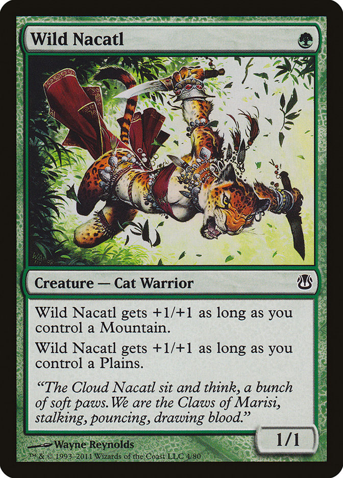 Wild Nacatl [Duel Decks: Ajani vs. Nicol Bolas] | Game Master's Emporium (The New GME)