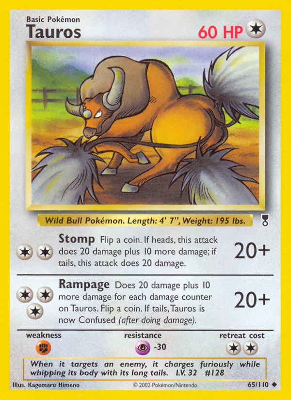 Tauros (65/110) [Legendary Collection] | Game Master's Emporium (The New GME)