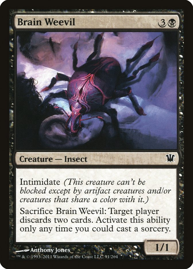 Brain Weevil [Innistrad] | Game Master's Emporium (The New GME)