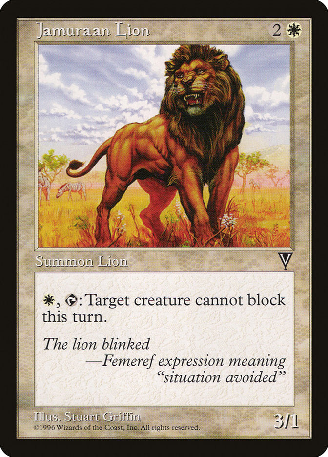 Jamuraan Lion [Visions] | Game Master's Emporium (The New GME)