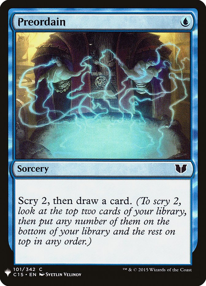 Preordain [Mystery Booster] | Game Master's Emporium (The New GME)