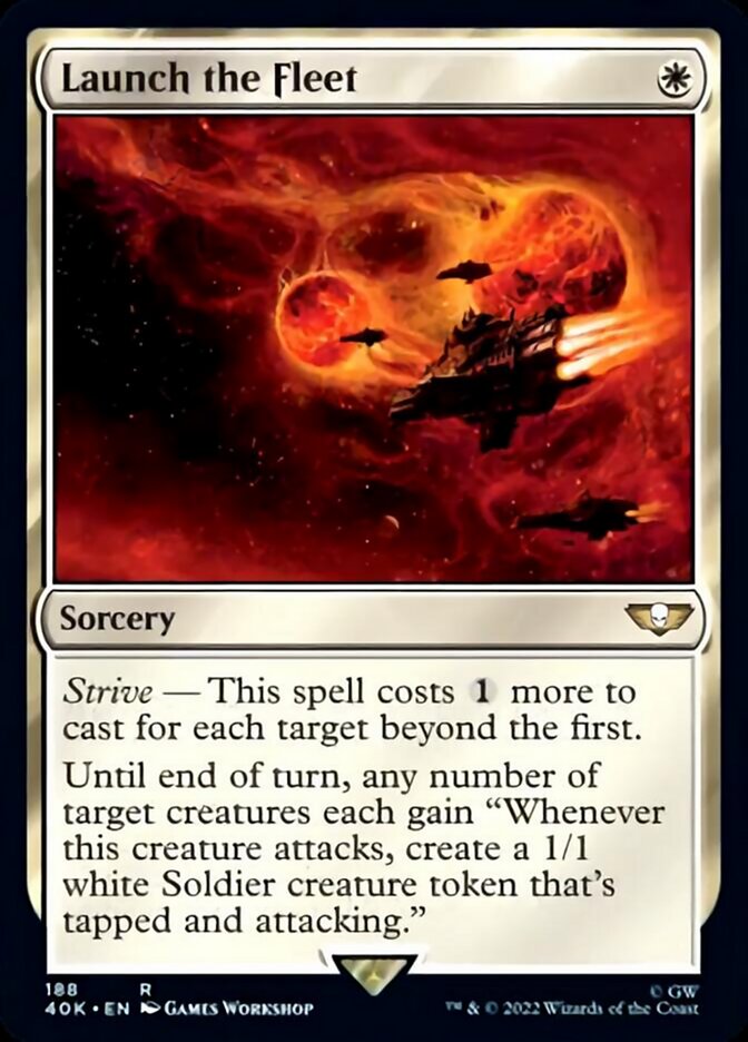 Launch the Fleet (Surge Foil) [Warhammer 40,000] | Game Master's Emporium (The New GME)