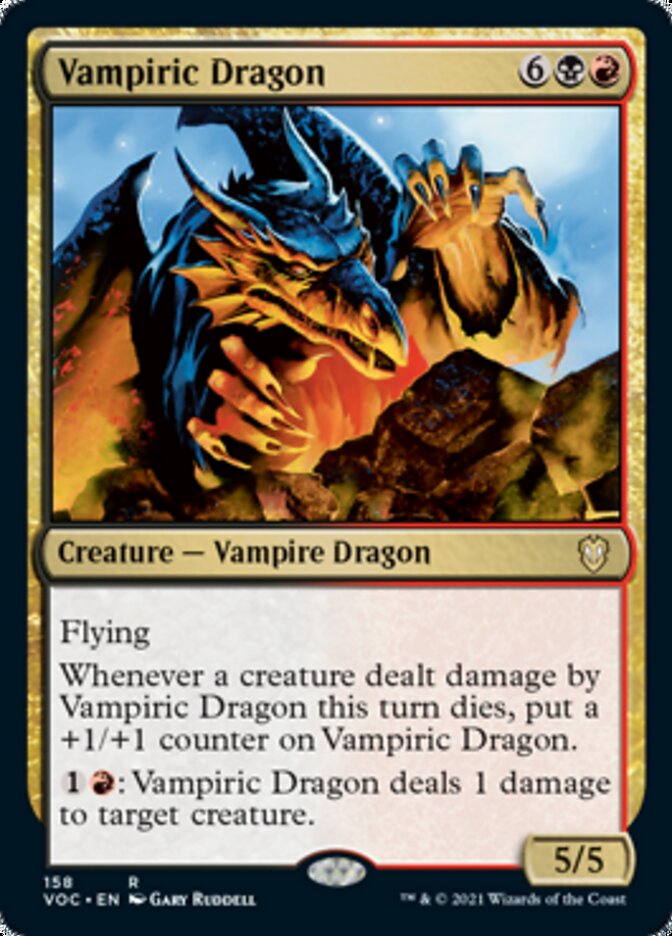 Vampiric Dragon [Innistrad: Crimson Vow Commander] | Game Master's Emporium (The New GME)