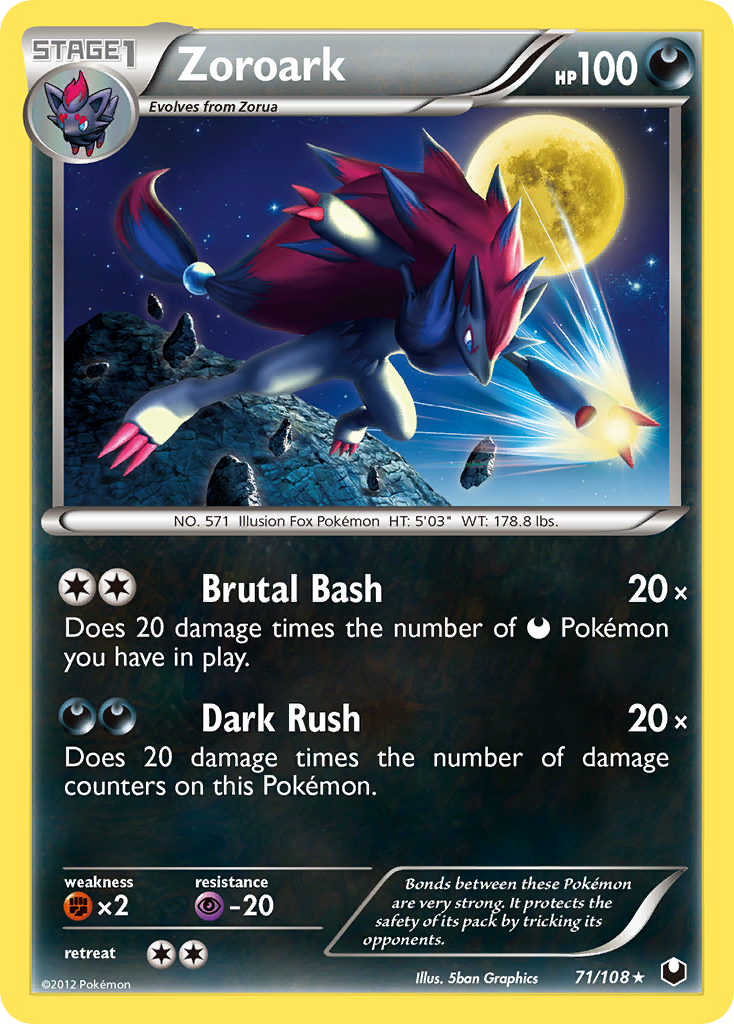 Zoroark (71/108) [Black & White: Dark Explorers] | Game Master's Emporium (The New GME)