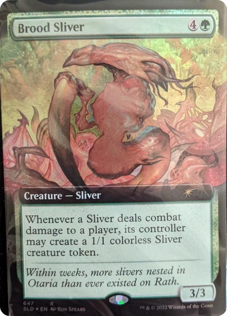 Brood Sliver (Extended Art) [Secret Lair Drop Promos] | Game Master's Emporium (The New GME)