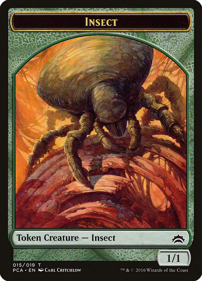 Insect Token [Planechase Anthology Tokens] | Game Master's Emporium (The New GME)